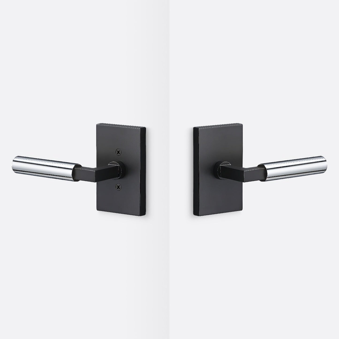 Sure-Loc LV101-GRIP-SM Smooth Grip Passage Door Lever with Levanto Rosette.