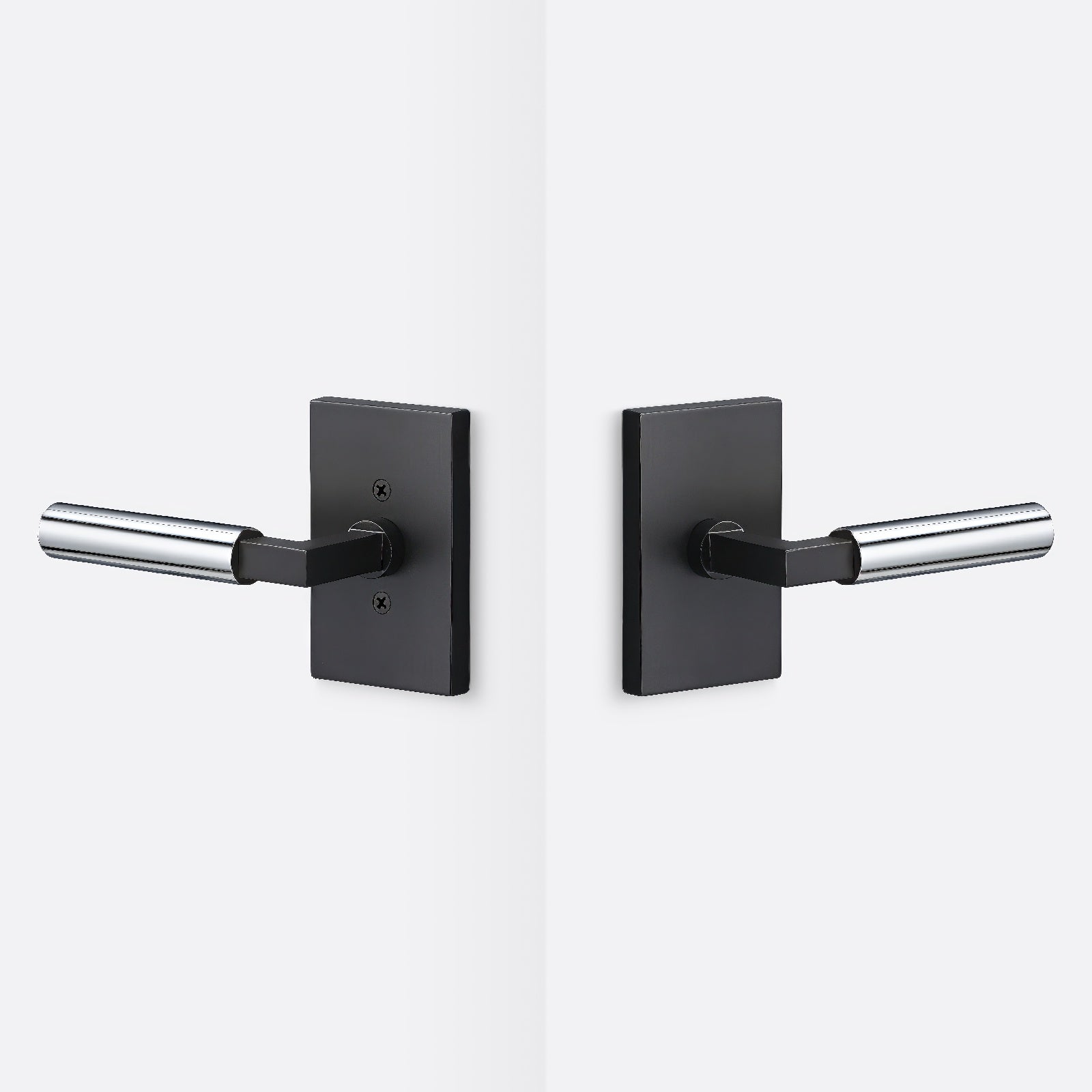 Sure-Loc LV101-GRIP-SM Smooth Grip Passage Door Lever with Levanto Rosette