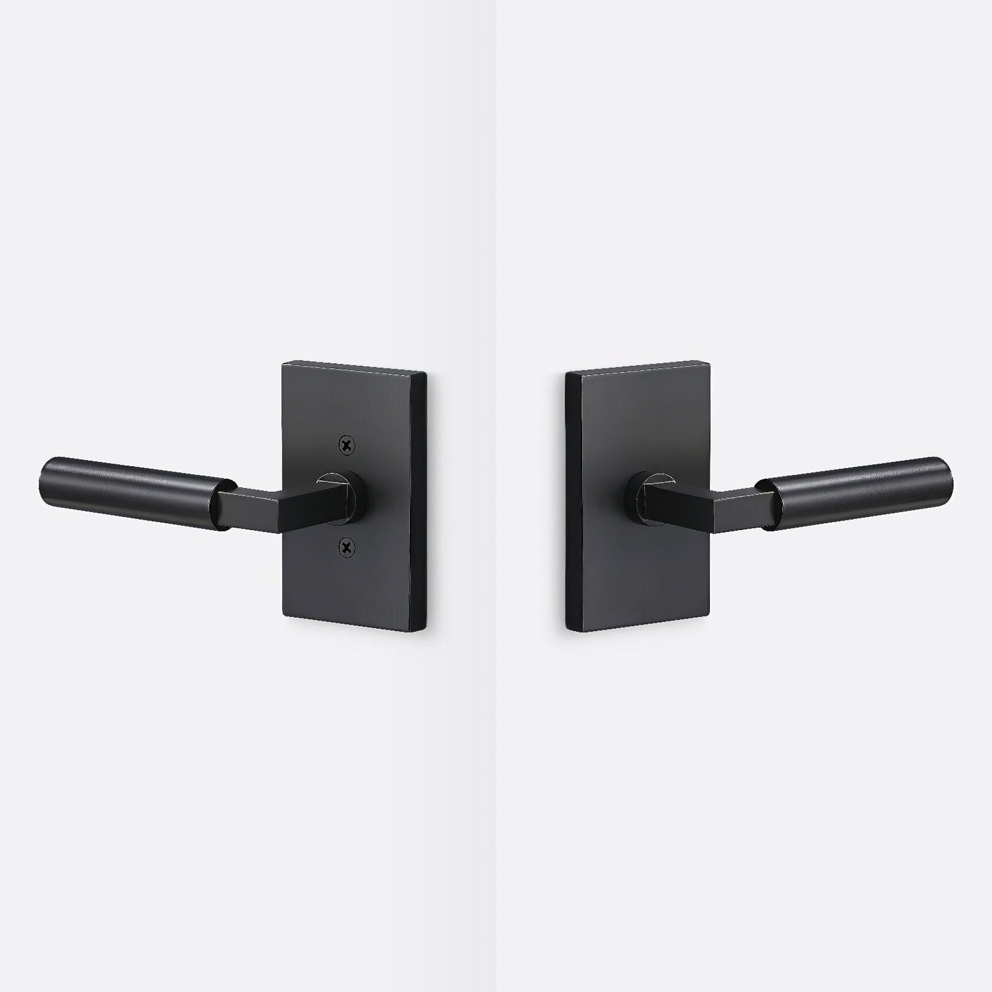 Sure-Loc LV101-GRIP-SM Smooth Grip Passage Door Lever with Levanto Rosette.