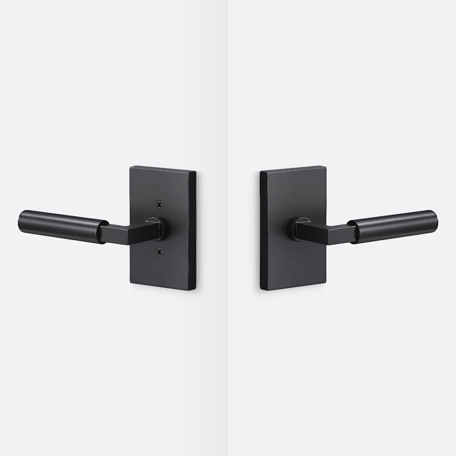 Sure-Loc LV101-GRIP-SM Smooth Grip Passage Door Lever with Levanto Rosette