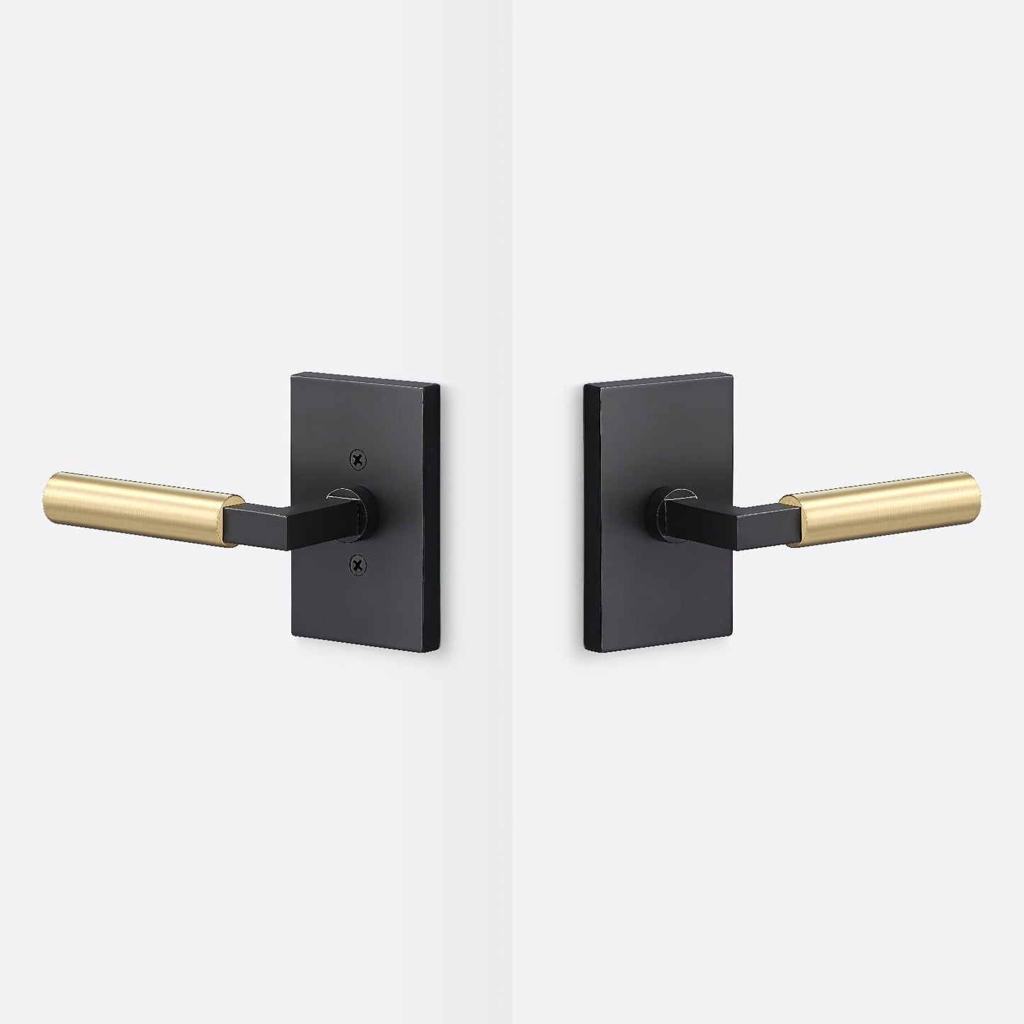 Sure-Loc LV101-GRIP-SM Smooth Grip Passage Door Lever with Levanto Rosette.