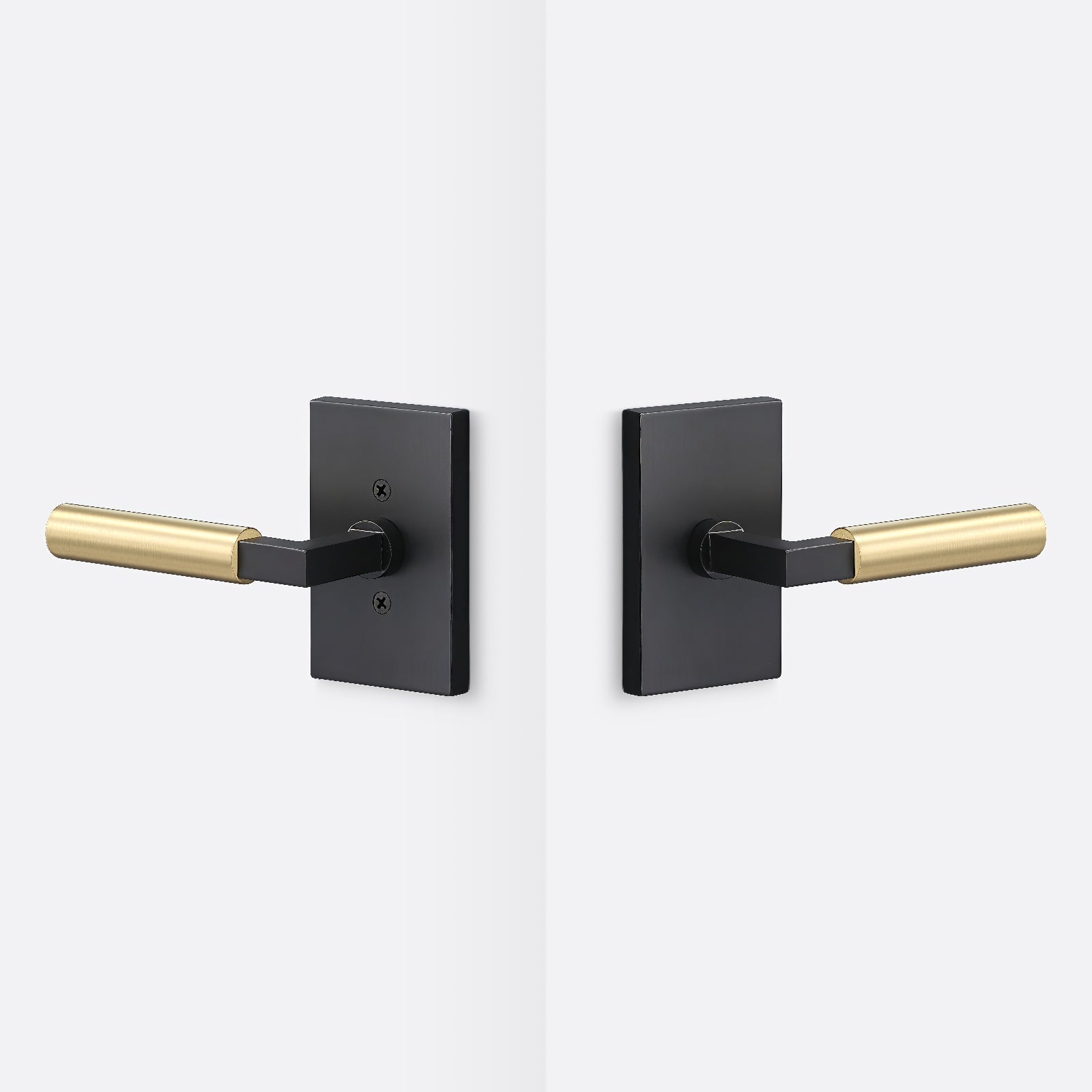Sure-Loc LV101-GRIP-SM Smooth Grip Passage Door Lever with Levanto Rosette