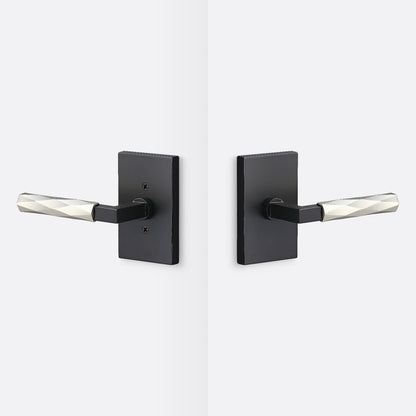 Sure-Loc LV101-GRIP-VT Vertex Grip Passage Door Lever with Levanto Rosette.
