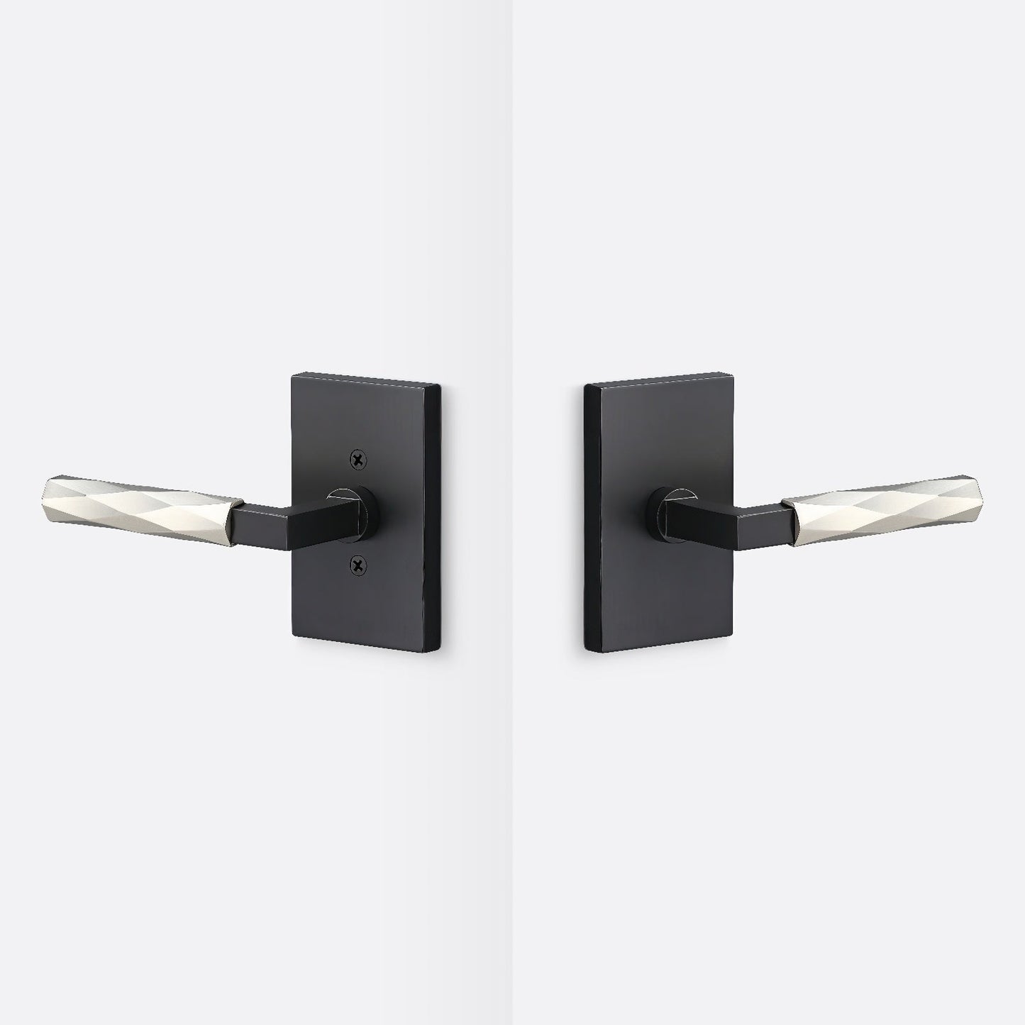 Sure-Loc LV101-GRIP-VT Vertex Grip Passage Door Lever with Levanto Rosette