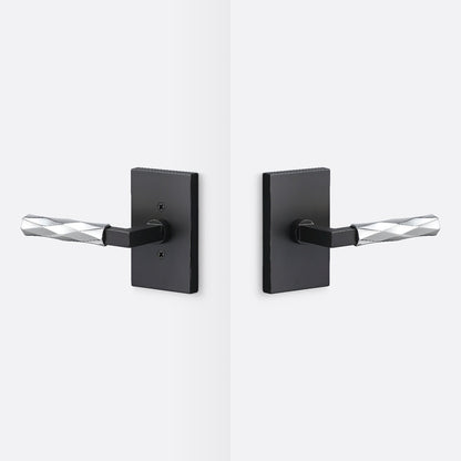 Sure-Loc LV101-GRIP-VT Vertex Grip Passage Door Lever with Levanto Rosette.