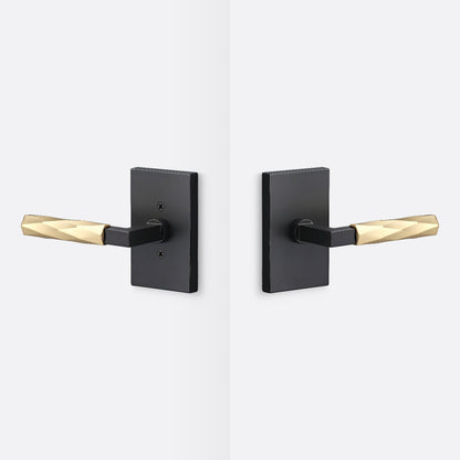Sure-Loc LV101-GRIP-VT Vertex Grip Passage Door Lever with Levanto Rosette