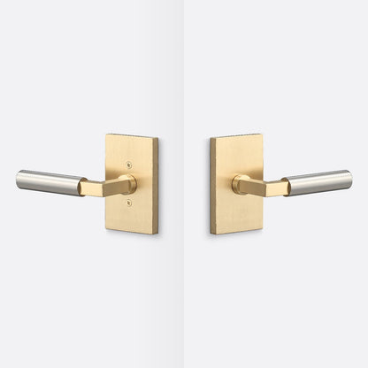 Sure-Loc LV101-GRIP-SM Smooth Grip Passage Door Lever with Levanto Rosette.