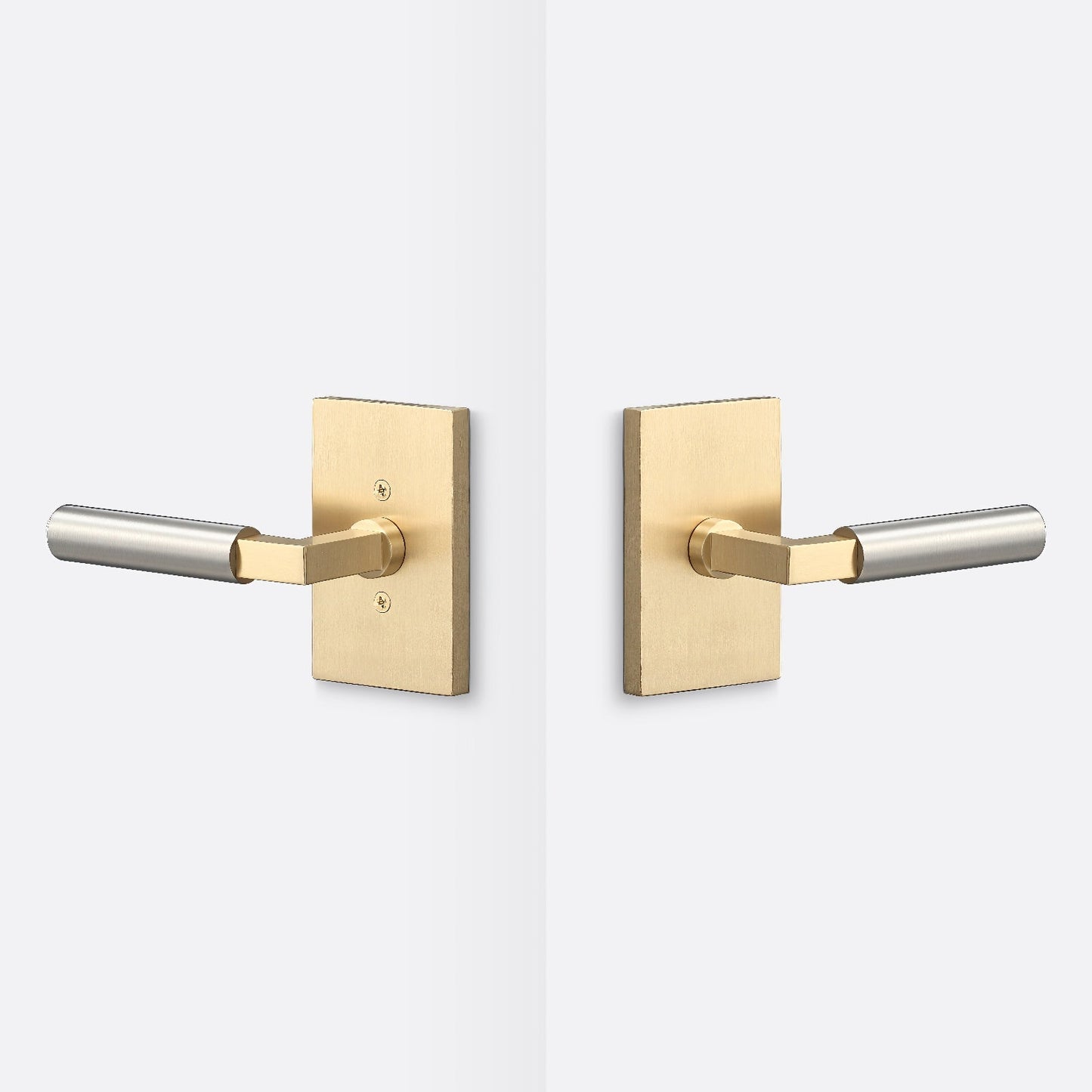 Sure-Loc LV101-GRIP-SM Smooth Grip Passage Door Lever with Levanto Rosette
