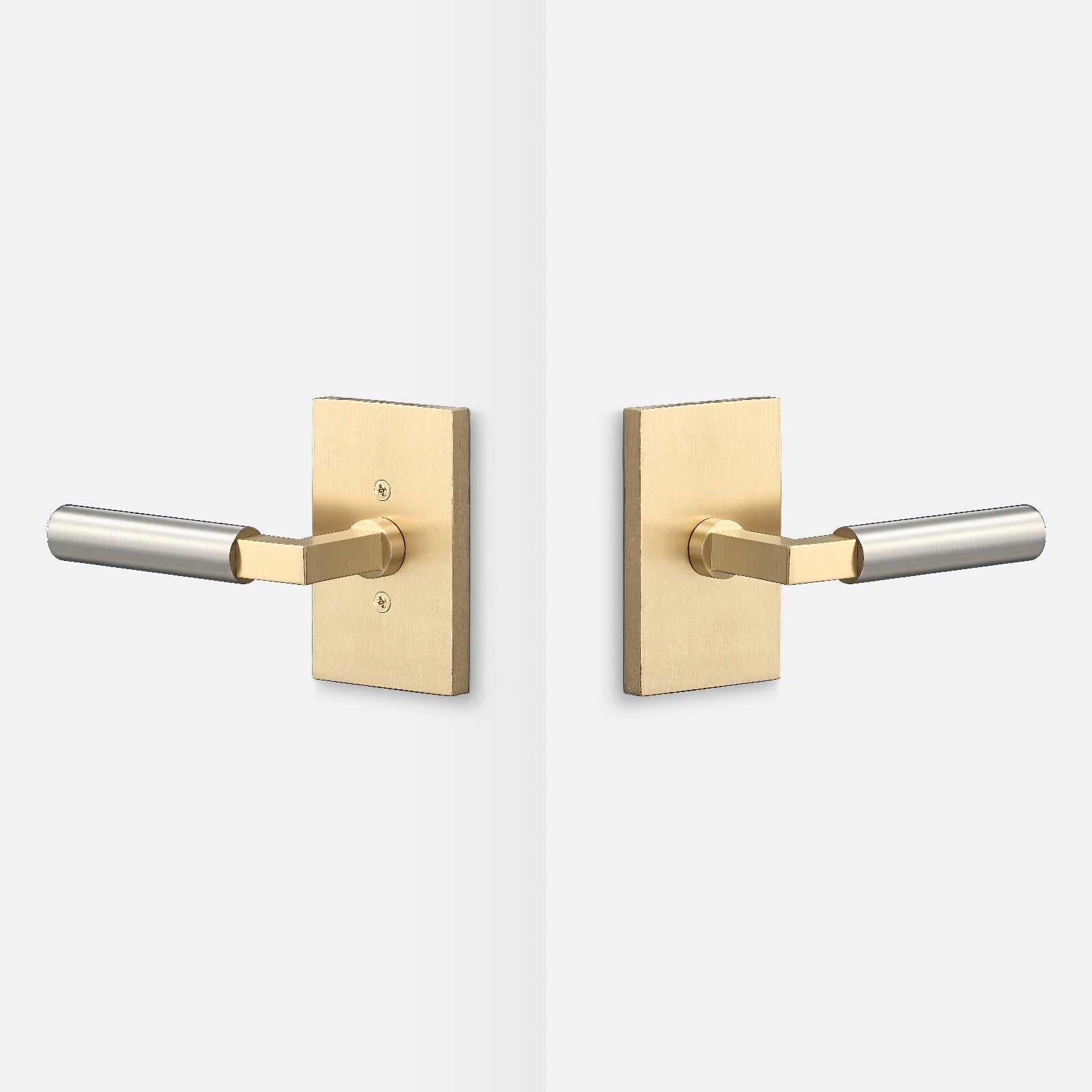 Sure-Loc LV101-GRIP-SM Smooth Grip Passage Door Lever with Levanto Rosette