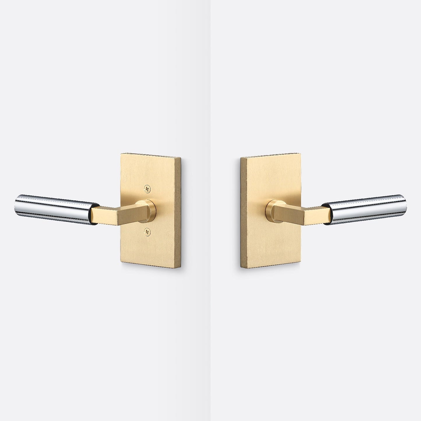Sure-Loc LV101-GRIP-SM Smooth Grip Passage Door Lever with Levanto Rosette