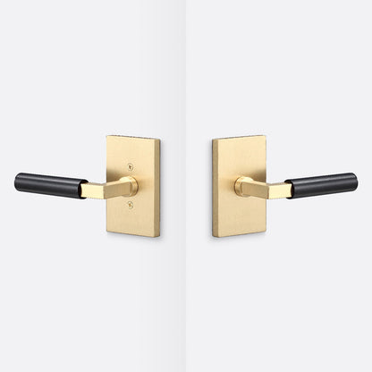 Sure-Loc LV101-GRIP-SM Smooth Grip Passage Door Lever with Levanto Rosette.