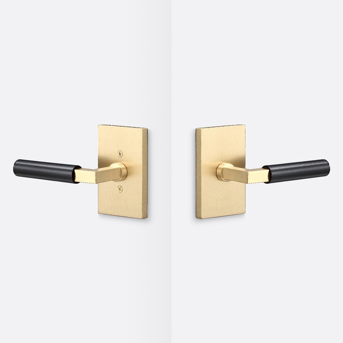 Sure-Loc LV101-GRIP-SM Smooth Grip Passage Door Lever with Levanto Rosette