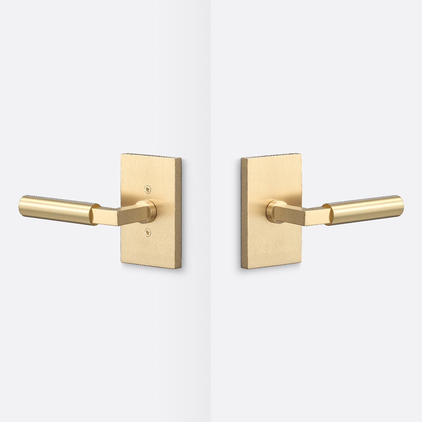 Sure-Loc LV101-GRIP-SM Smooth Grip Passage Door Lever with Levanto Rosette