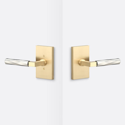 Sure-Loc LV101-GRIP-VT Vertex Grip Passage Door Lever with Levanto Rosette