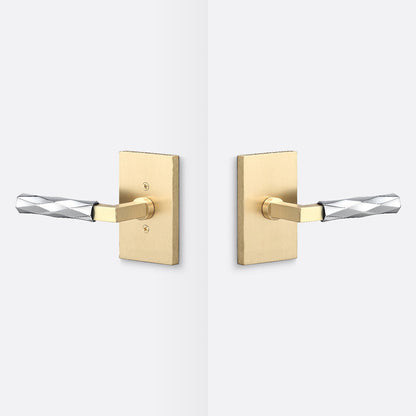 Sure-Loc LV101-GRIP-VT Vertex Grip Passage Door Lever with Levanto Rosette