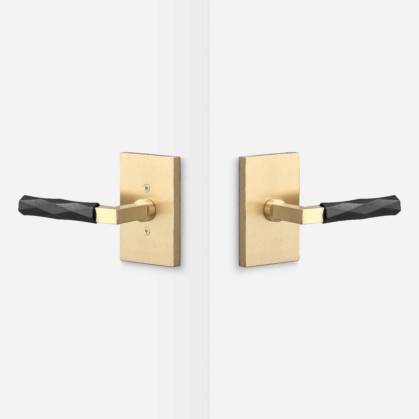 Sure-Loc LV101-GRIP-VT Vertex Grip Passage Door Lever with Levanto Rosette