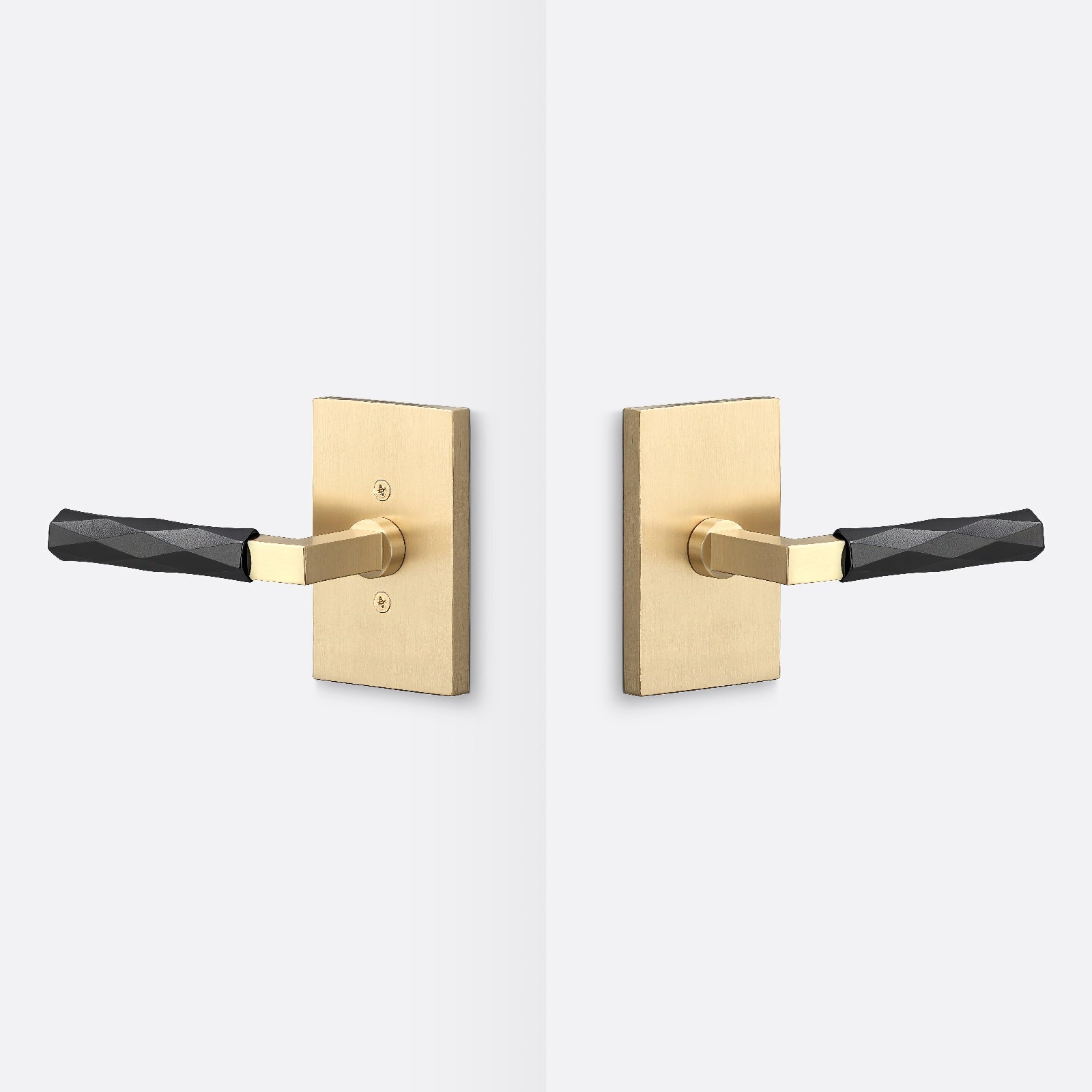 Sure-Loc LV101-GRIP-VT Vertex Grip Passage Door Lever with Levanto Rosette