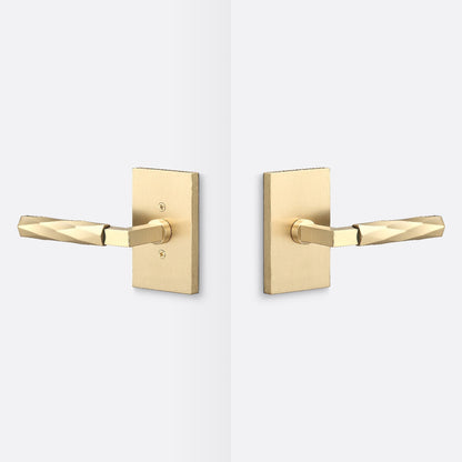 Sure-Loc LV101-GRIP-VT Vertex Grip Passage Door Lever with Levanto Rosette.