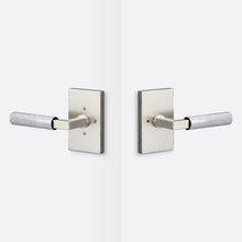 Sure-Loc LV102-GRIP-KN Knurled Grip Privacy Door Lever with Levanto Rosette