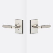 Sure-Loc LV102-GRIP-SKN Straight Knurled Grip Privacy Door Lever with Levanto Rosette.