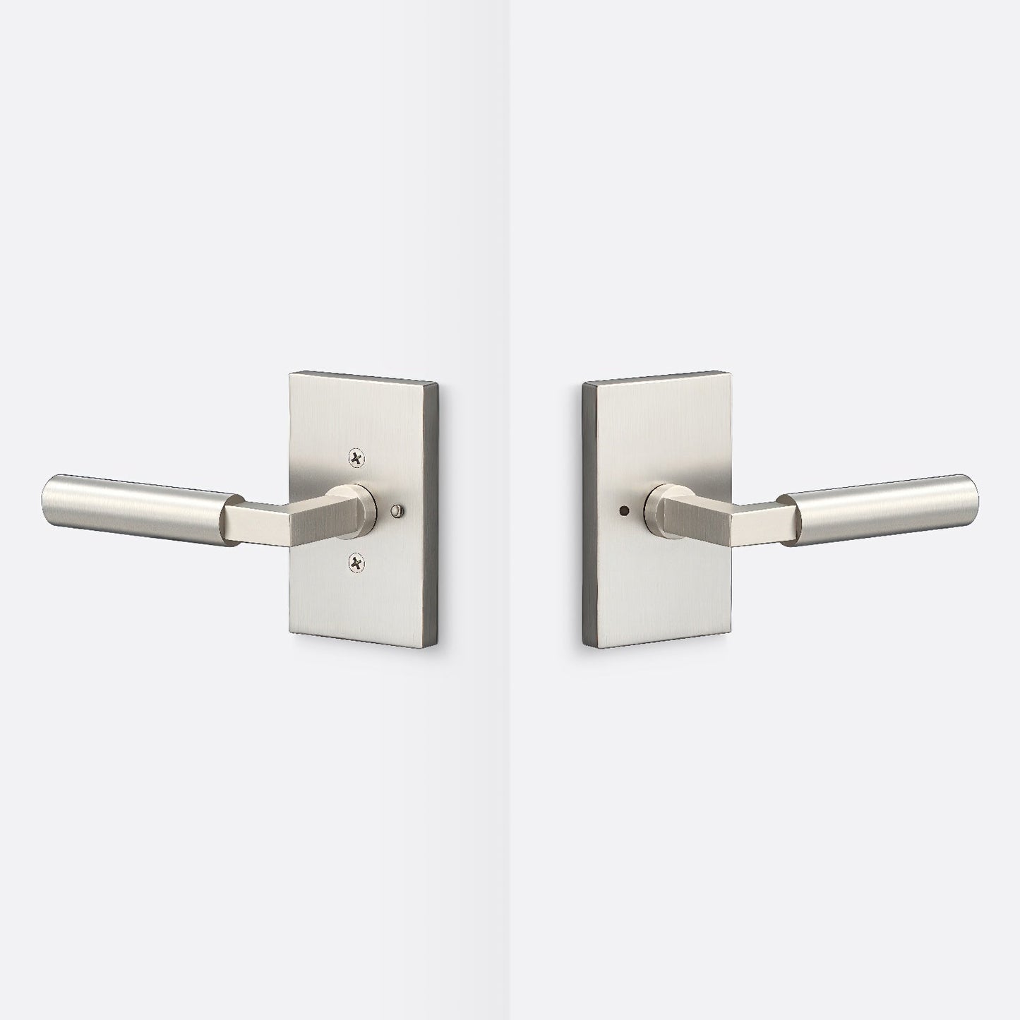 Sure-Loc LV102-GRIP-SM Smooth Grip Privacy Door Lever with Levanto Rosette.
