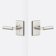 Sure-Loc LV102-GRIP-SM Smooth Grip Privacy Door Lever with Levanto Rosette