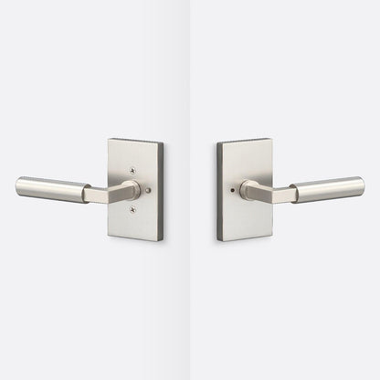 Sure-Loc LV102-GRIP-SM Smooth Grip Privacy Door Lever with Levanto Rosette