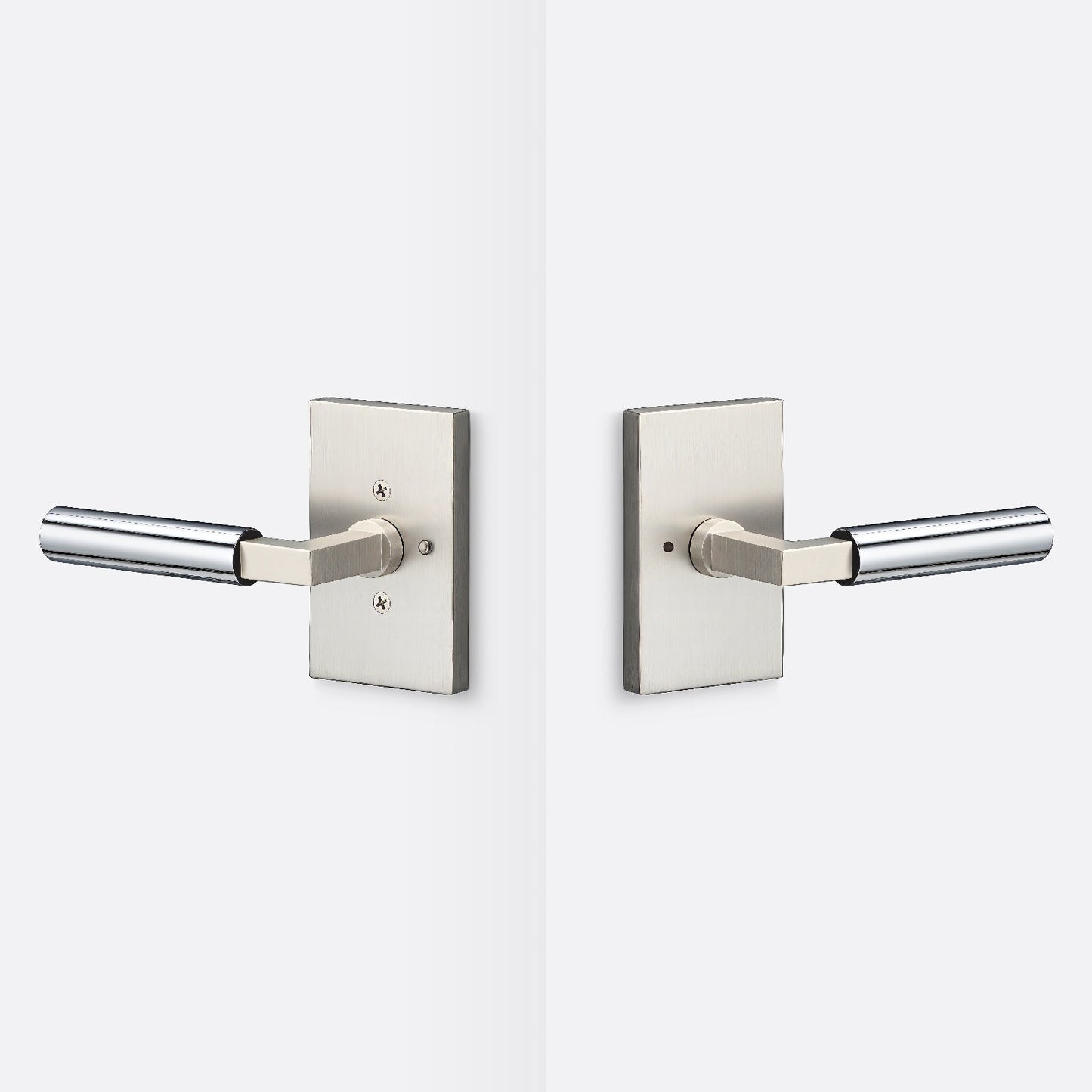 Sure-Loc LV102-GRIP-SM Smooth Grip Privacy Door Lever with Levanto Rosette.