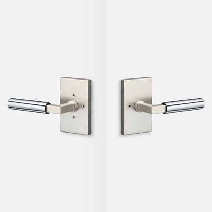 Sure-Loc LV102-GRIP-SM Smooth Grip Privacy Door Lever with Levanto Rosette