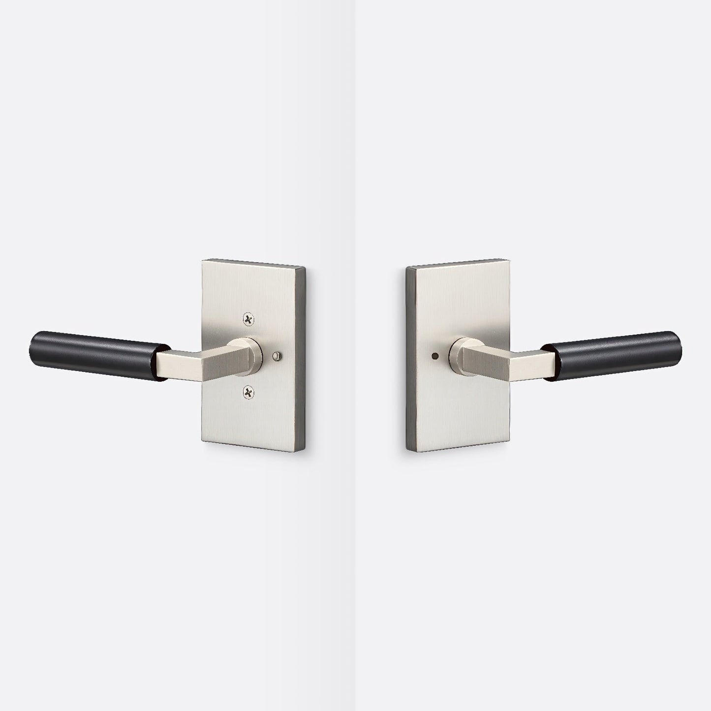 Sure-Loc LV102-GRIP-SM Smooth Grip Privacy Door Lever with Levanto Rosette.