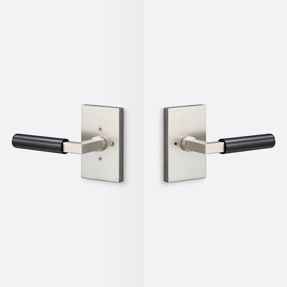 Sure-Loc LV102-GRIP-SM Smooth Grip Privacy Door Lever with Levanto Rosette