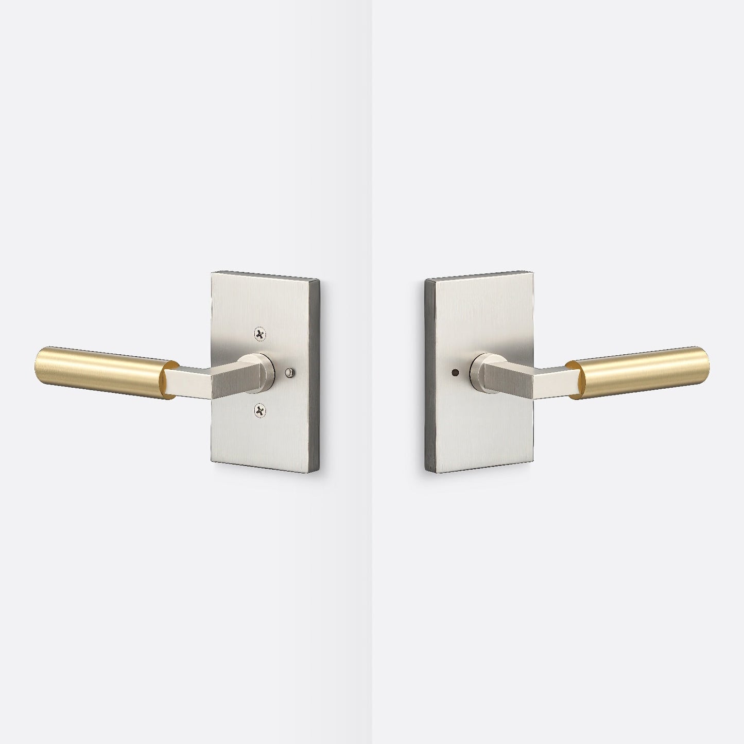 Sure-Loc LV102-GRIP-SM Smooth Grip Privacy Door Lever with Levanto Rosette.