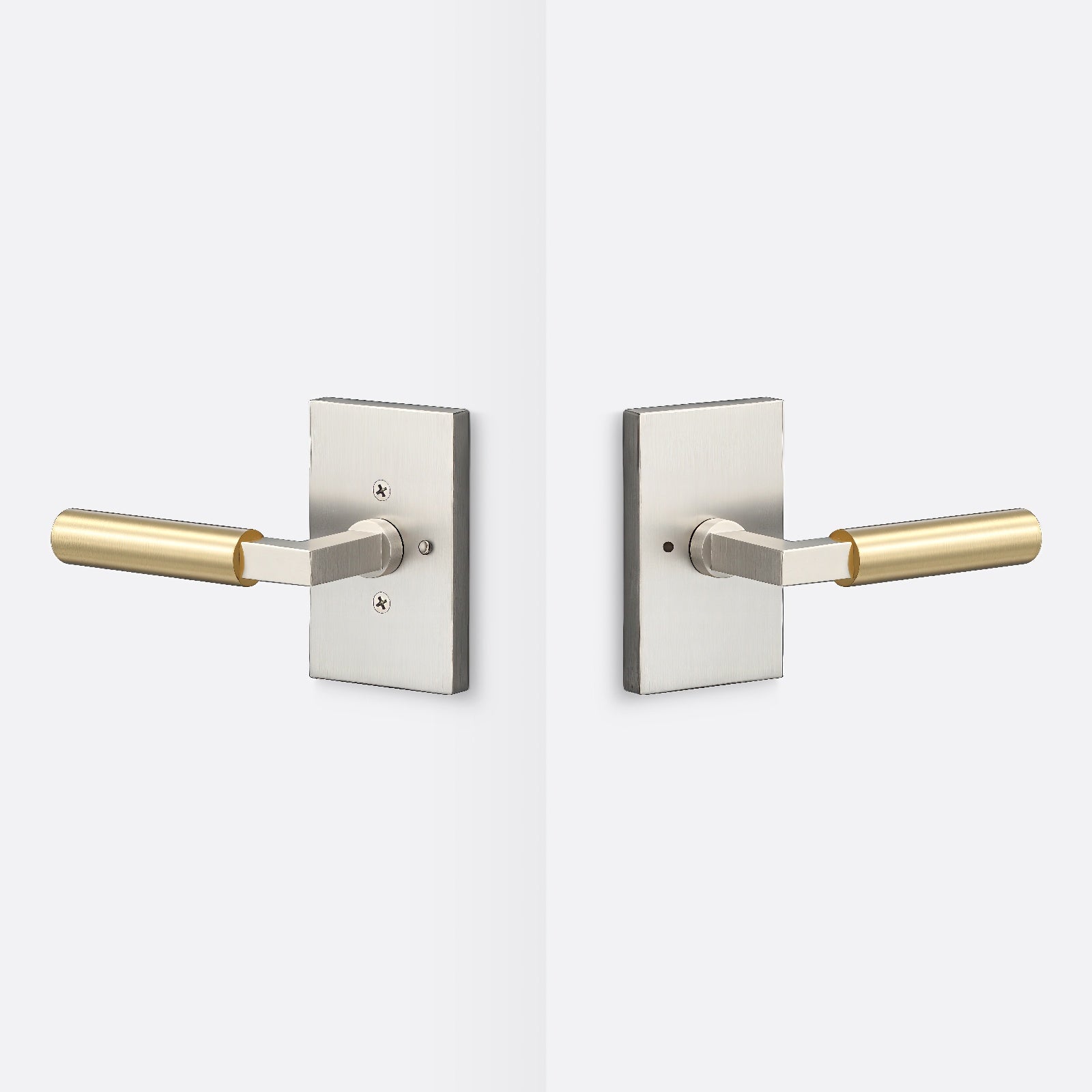 Sure-Loc LV102-GRIP-SM Smooth Grip Privacy Door Lever with Levanto Rosette.
