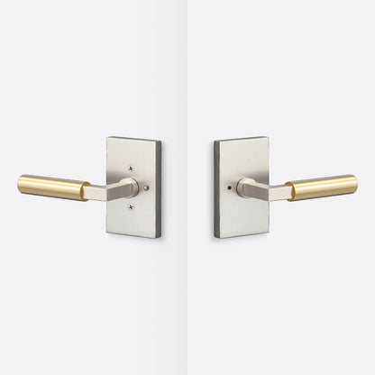 Sure-Loc LV102-GRIP-SM Smooth Grip Privacy Door Lever with Levanto Rosette