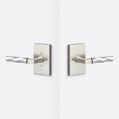 Sure-Loc LV102-GRIP-VT Vertex Grip Privacy Door Lever with Levanto Rosette.