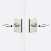 Sure-Loc LV102-GRIP-VT Vertex Grip Privacy Door Lever with Levanto Rosette