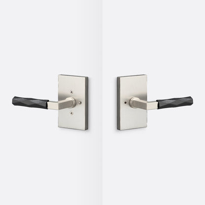 Sure-Loc LV102-GRIP-VT Vertex Grip Privacy Door Lever with Levanto Rosette.