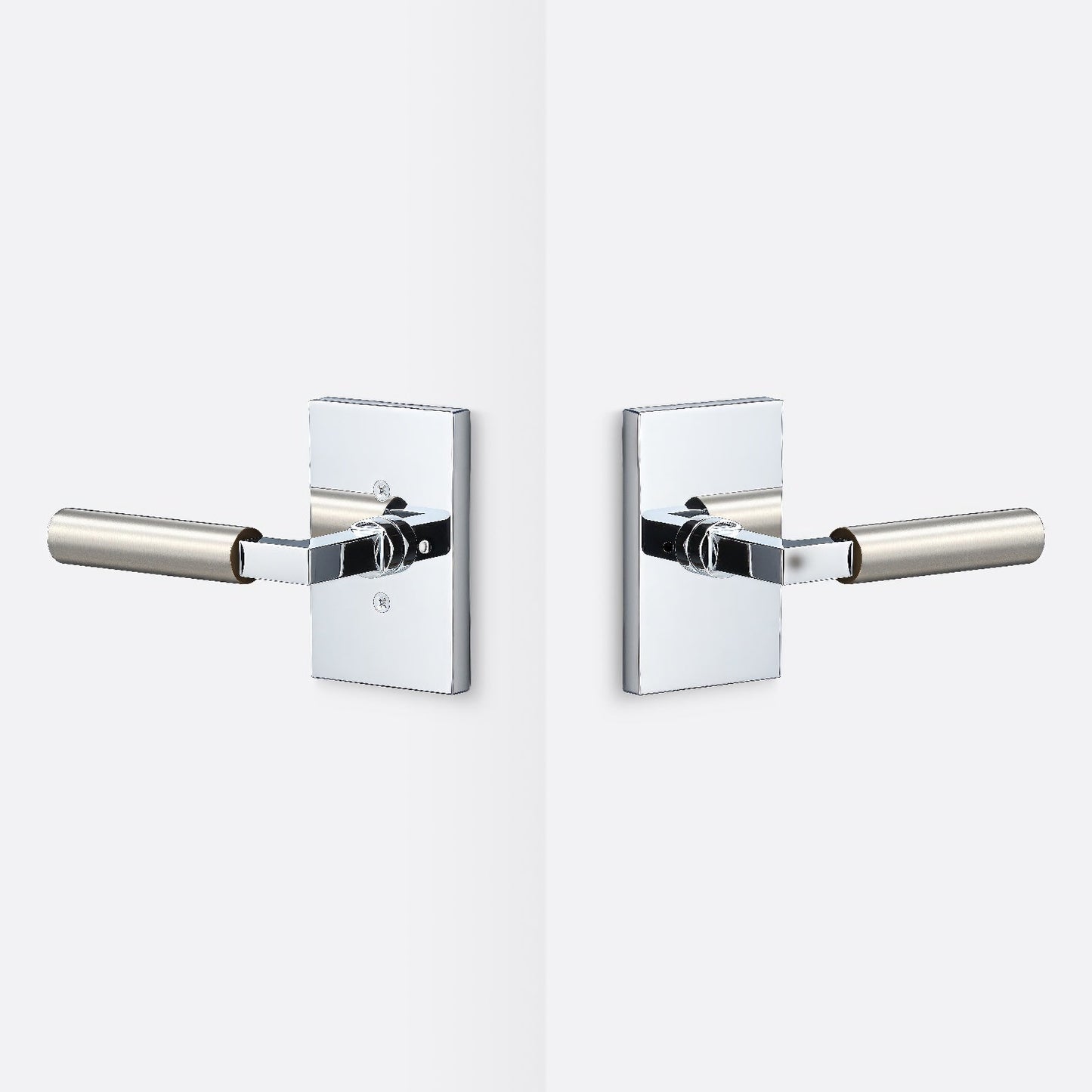 Sure-Loc LV102-GRIP-SM Smooth Grip Privacy Door Lever with Levanto Rosette.