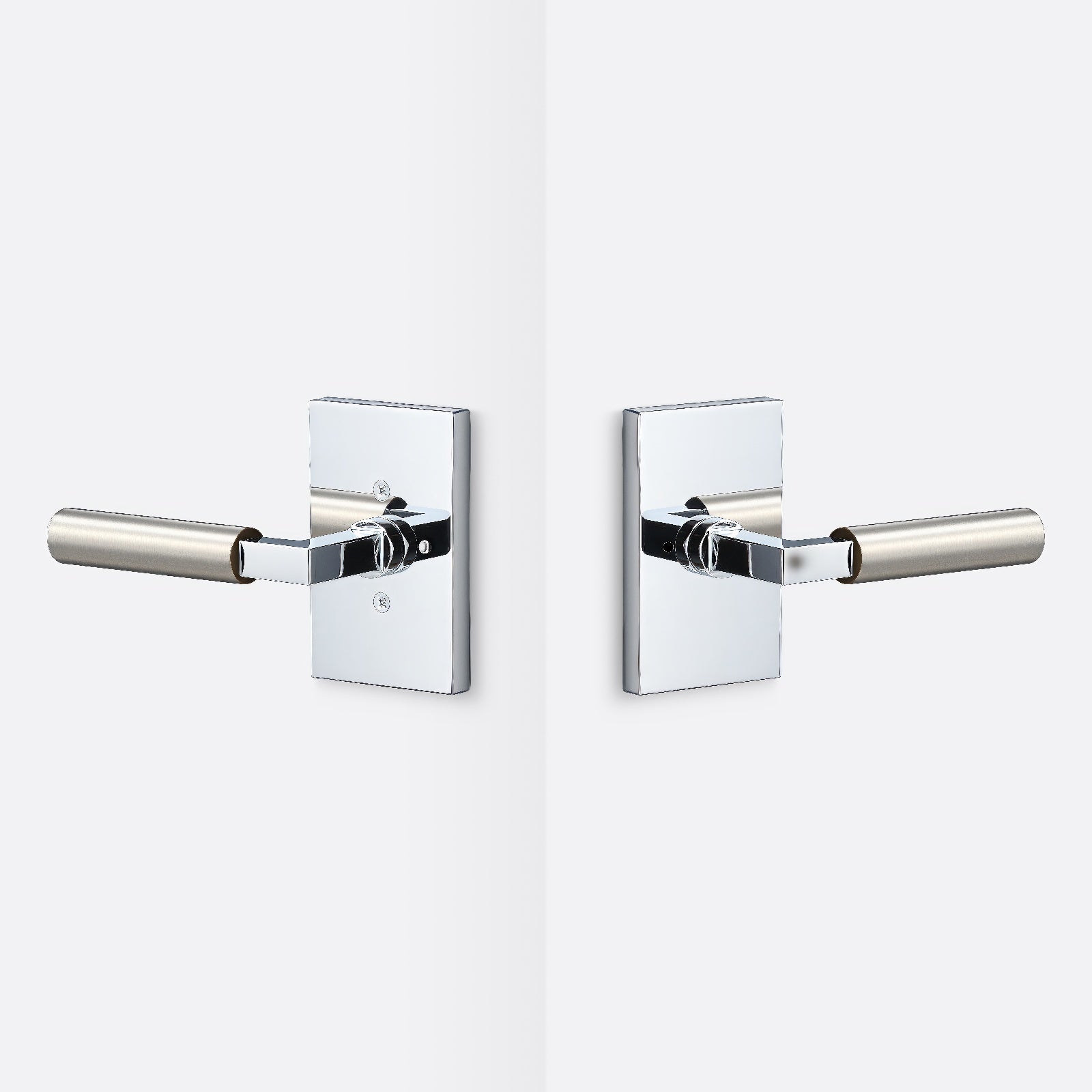 Sure-Loc LV102-GRIP-SM Smooth Grip Privacy Door Lever with Levanto Rosette.