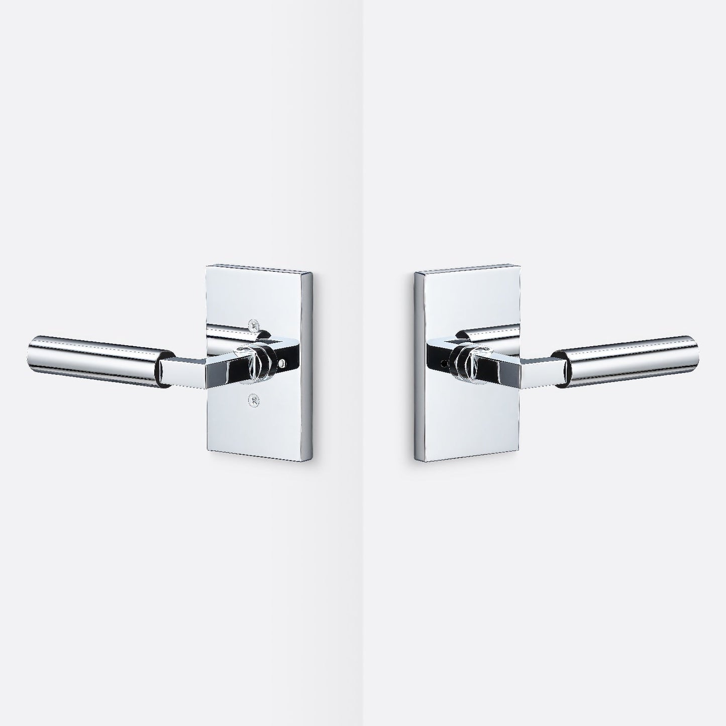 Sure-Loc LV102-GRIP-SM Smooth Grip Privacy Door Lever with Levanto Rosette.