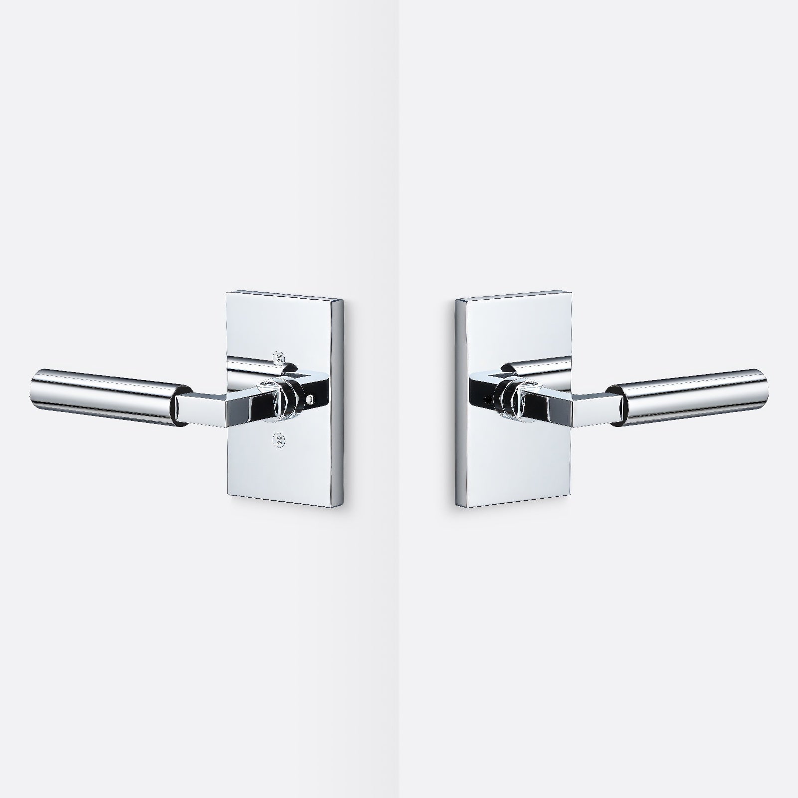 Sure-Loc LV102-GRIP-SM Smooth Grip Privacy Door Lever with Levanto Rosette.