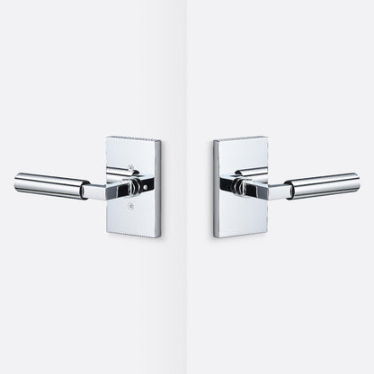 Sure-Loc LV102-GRIP-SM Smooth Grip Privacy Door Lever with Levanto Rosette