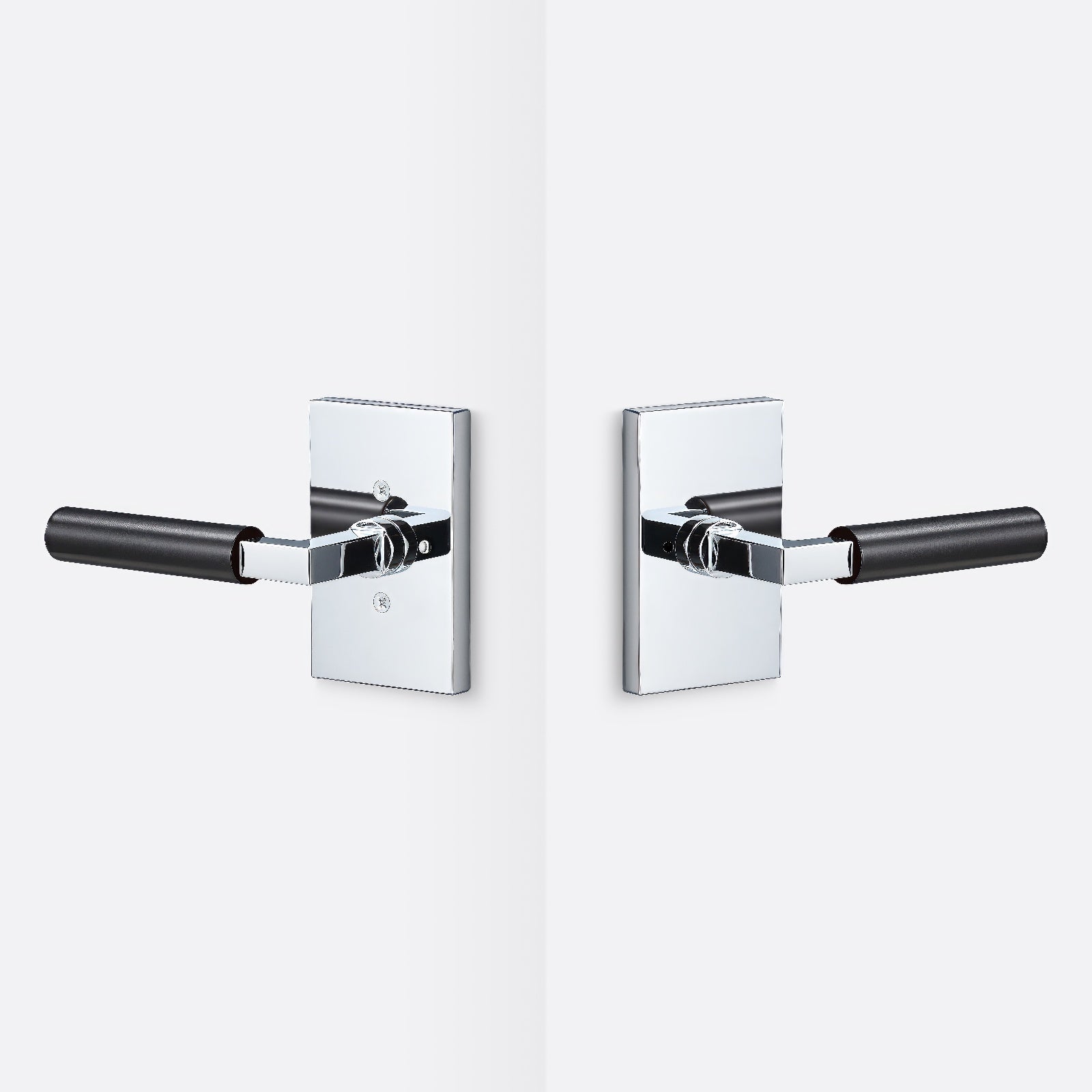 Sure-Loc LV102-GRIP-SM Smooth Grip Privacy Door Lever with Levanto Rosette.