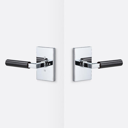Sure-Loc LV102-GRIP-SM Smooth Grip Privacy Door Lever with Levanto Rosette