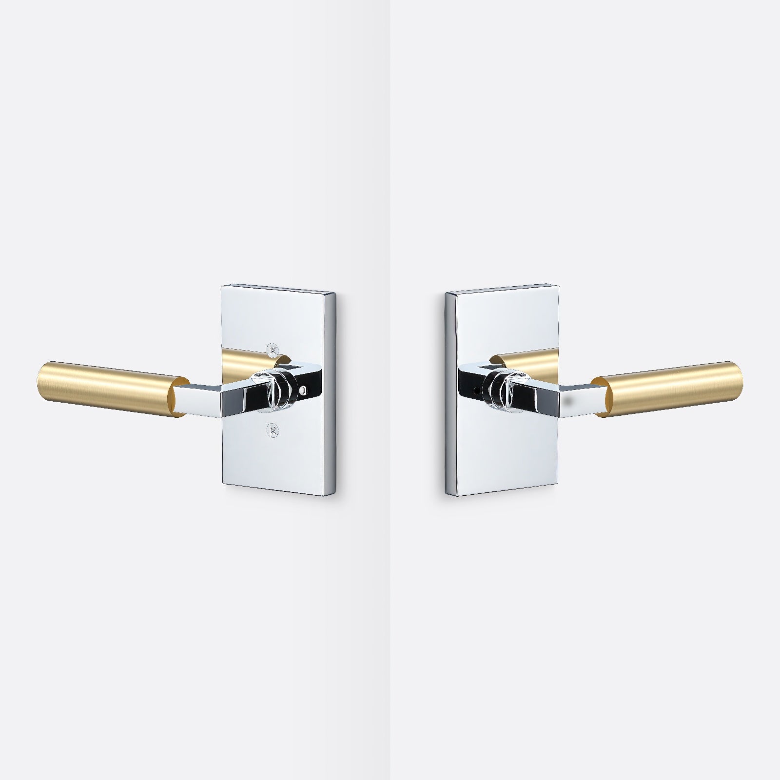 Sure-Loc LV102-GRIP-SM Smooth Grip Privacy Door Lever with Levanto Rosette.