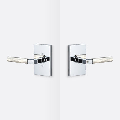 Sure-Loc LV102-GRIP-VT Vertex Grip Privacy Door Lever with Levanto Rosette