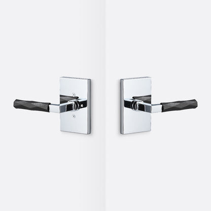 Sure-Loc LV102-GRIP-VT Vertex Grip Privacy Door Lever with Levanto Rosette