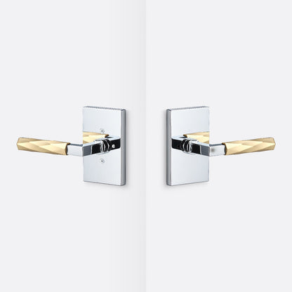 Sure-Loc LV102-GRIP-VT Vertex Grip Privacy Door Lever with Levanto Rosette.