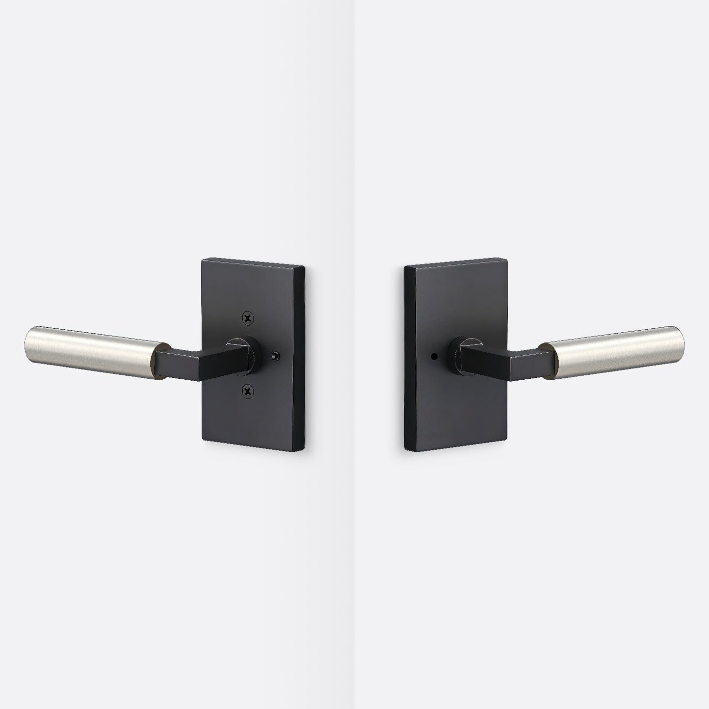 Sure-Loc LV102-GRIP-SM Smooth Grip Privacy Door Lever with Levanto Rosette.
