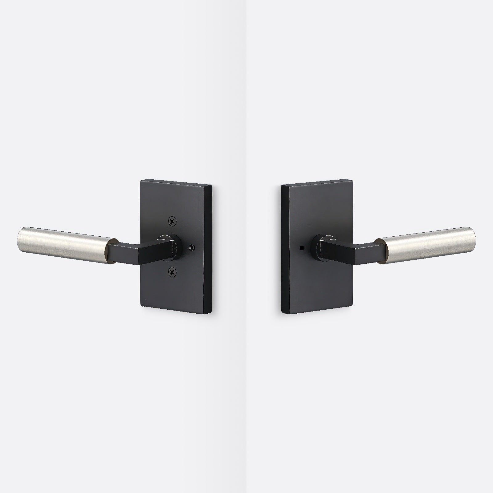 Sure-Loc LV102-GRIP-SM Smooth Grip Privacy Door Lever with Levanto Rosette.